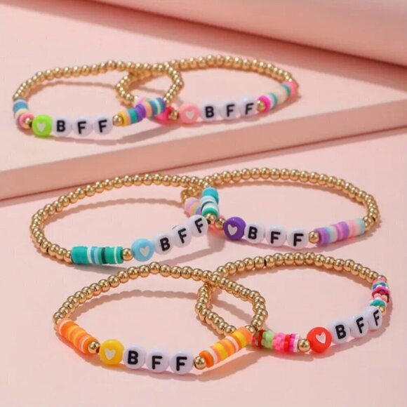 2/$30 DEAL NWT Swift Friendship Bracelet 6 piece set Colorful Beads Jewelry - Picture 7 of 10